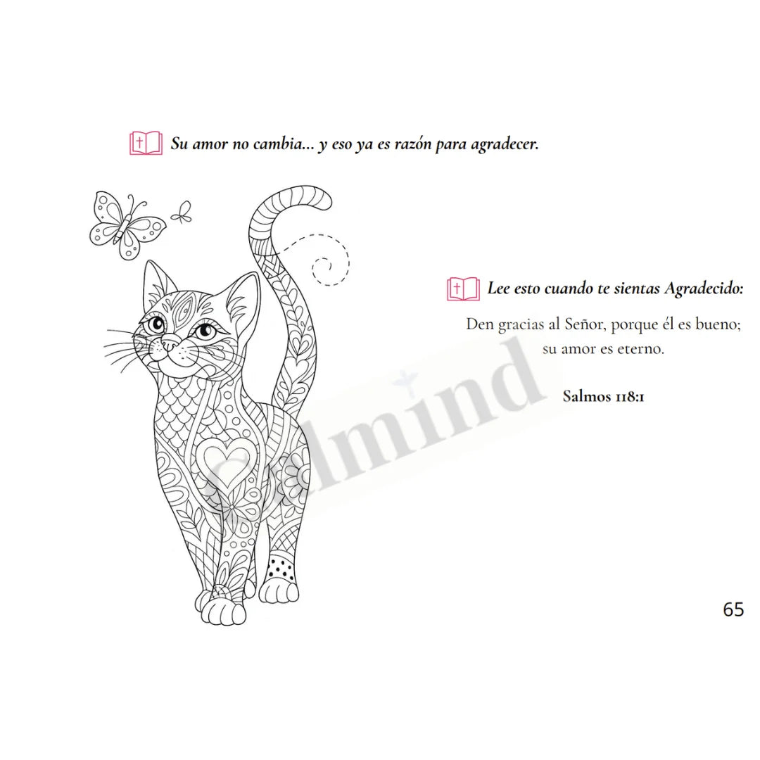 Colorea tu Calma: Libro de Mandalas y Versos Bíblicos para Cada Emoción