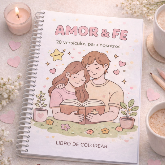 Amor y Fe: 28 versículos para colorear
