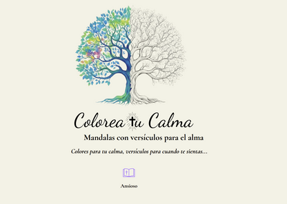Colorea tu Calma: Libro de Mandalas y Versos Bíblicos para Cada Emoción